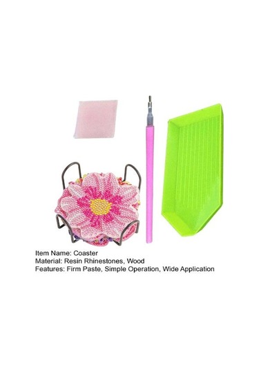 Dayanıklı Elmas Boyama Bardak Altlığı Kullanımı Kolay İnce İşçilik Dekoratif Diğer