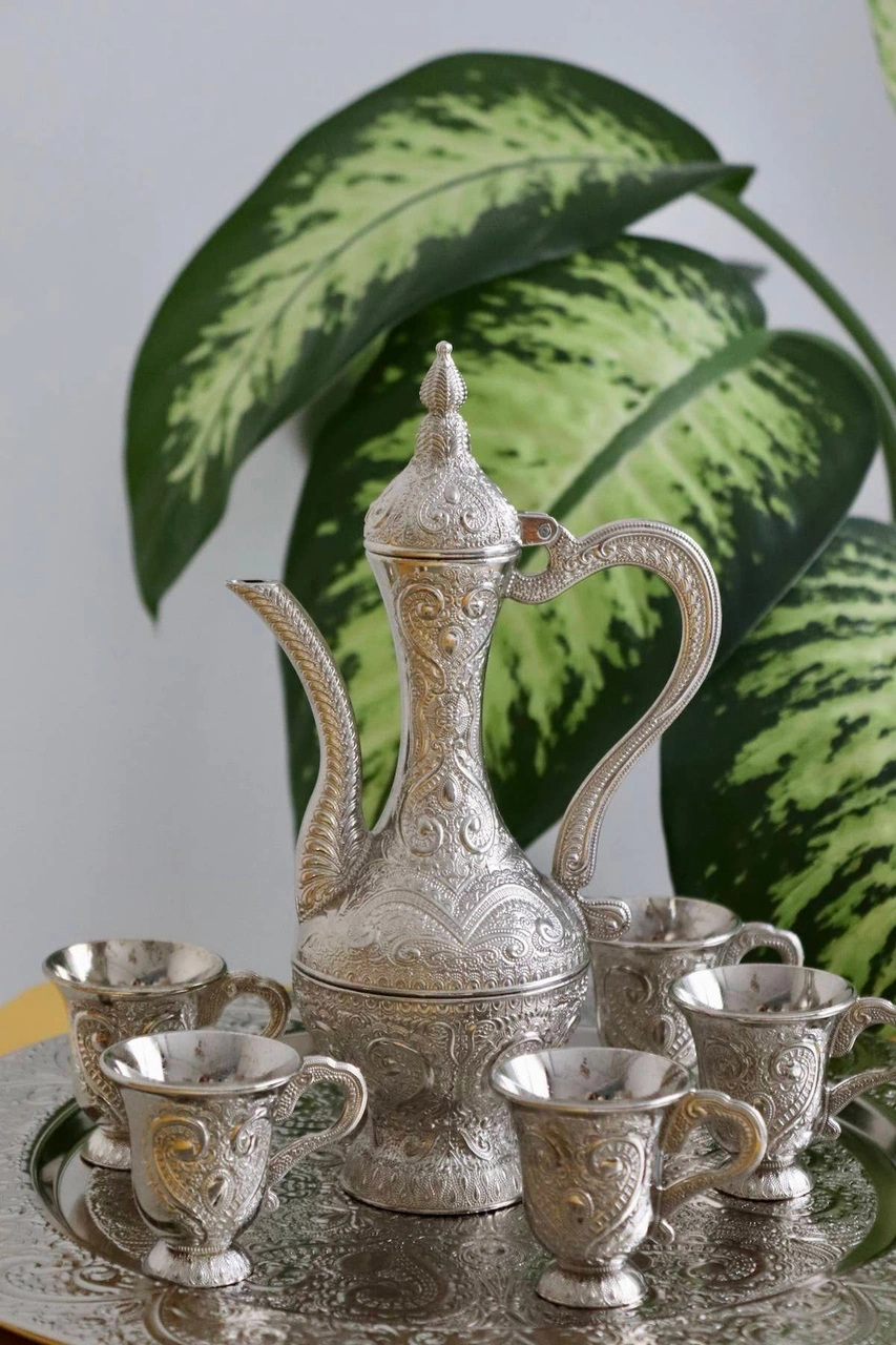 Payitaht 8 Parça Zemzem Takımı Gümüş Renk