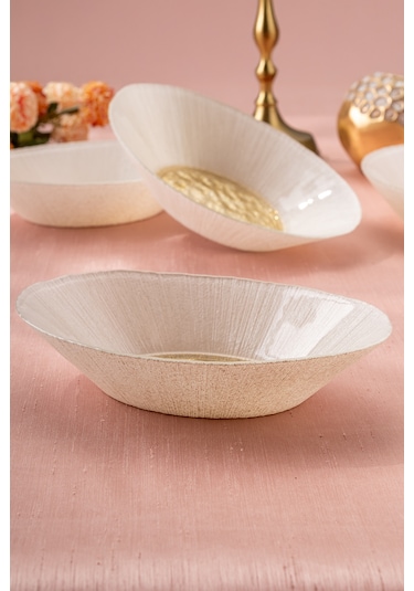 Emsan Golden 4 Parça Cam Gondol 21 Cm Gold