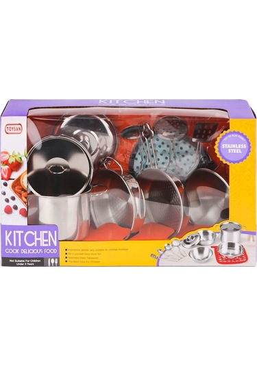 666-b8 Metal Çay Seti -toysan Oyuncak