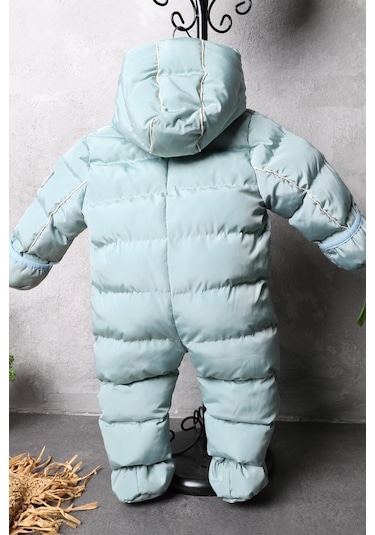 Benitto Kids Kız Bebek Astronot Tulum-yeşil Yeşil
