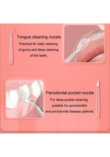 Oral Irrigator Aksesuarları Ev Ağız Temizleme Diş Temizleme Nozulu, Stil: Dil Temizleme Nozulu