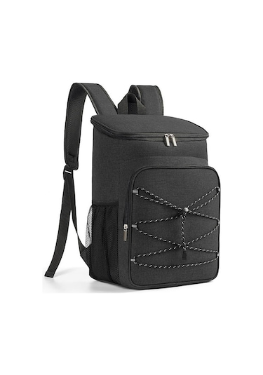 Yaozixa Oxford Kumaş Çift Omuzlu Soğutucu Çanta, Büyük Kapasite, Piknik Ve Outdoor Kullanıma Uygun, Soğuk Saklama Özelliği, Lacivert Lacivert