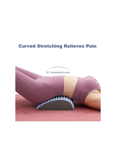 Yifomall Lumbağın Rahatlaması İçin Gövde Germe Aleti, Omuz-bel-engel Masajı, Spina Düzeltme, Fitness Ve Sağlık Yardımcısı - Pembe Pembe