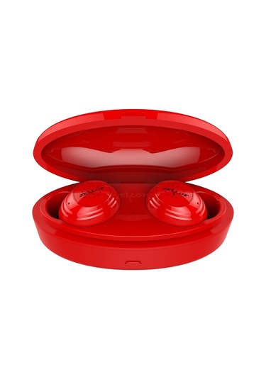 Zealot H19 Tws Bluetooth 5.0 Manyetik Şarj Kutulu Dokunmatik Kablosuz Bluetooth Kulaklık, Hd Arama Ve Bluetooth Otomatik Bağlantı Desteği Kırmızı