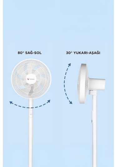 Torima SF-01 Ayaklı 14'' 45 W 3 Kademeli 7 Pervaneli Vantilatör