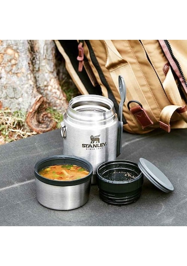 Stanley Adventure Vakumlu Çelik Yemek Termosu 0.53 L Gri