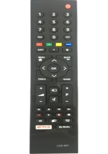 Arçelik - 3d Smart Netflix Tv Kumandası - Lcd 567