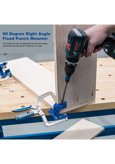 Sones Ahşap İşleme Sabit Delgeç Dik Açı Sabitleme Aleti