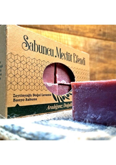 Sabuncu Mevlüt Efendi Zeytinyağlı Doğal Lavanta Banyo Sabunu 400 G