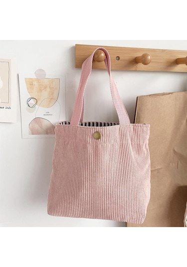 Suntek Kadife Omuz Çantası Moda Seyahat Ofis Açık Hava İçin Pembe