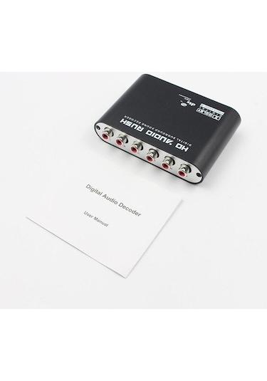 Leezsing 5.1 Kanal Dts Dolby Ac-3 Ses Çevirici, Dijital Optik Koaksiyal Analog Rca Dönüştürücü