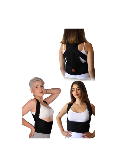 Dik Duruş Korsesi Balenli Unisex Kamburluk Önleyici Korse Koltuk Altı Acıtmayan Tasarım