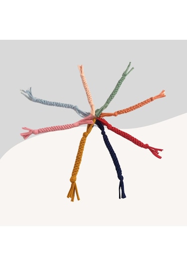 Küçük Irk Köpekler İçin Isırma İpi 17-18cm Hardal