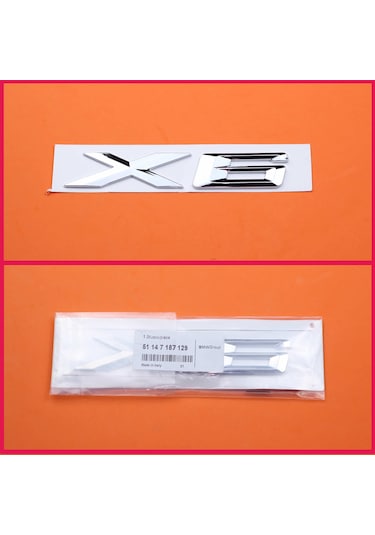 Bmw X6 Krom Bagaj Yazı Logo 180Mm