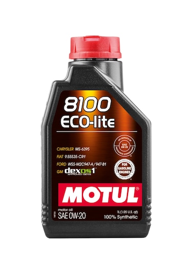 Motul 8100 Eco-Lite 0W-20 Motor Yağı 1 L