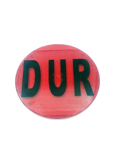 Dur Levhası Servis Araçları İçin Ledli 30cm Çap - Sss