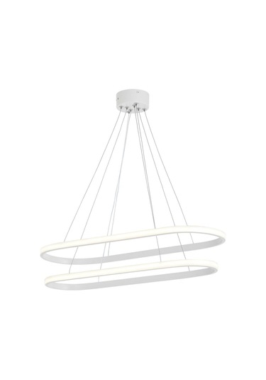 Eray Aydınlatma 2005-2 Beyaz Elips Led Avize