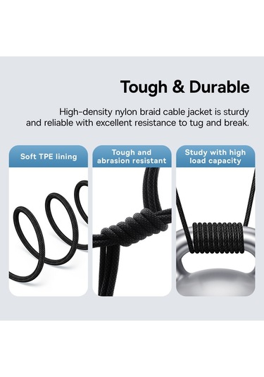 Baseus Cd Serisi Pd 00100w Usb-c / Type-c - Usb-c / Type-c Hızlı Şarj Veri Kablosu, Uzunluk: 001 M 001