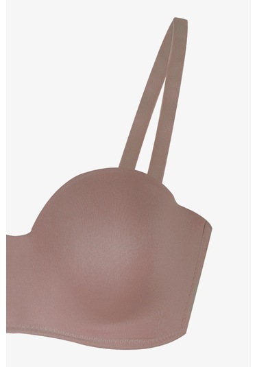 Kadın Dolgusuz Mikro Straplez Sütyen Yeşil