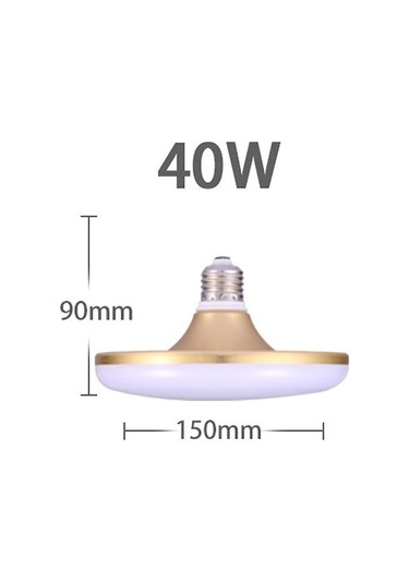 Led Ampul E27 Led Lamba 220 V Ufo Elektrik Ampulü 15/20/30/40/50 W Süper Parlak Garaj Işığı Ev Aydınlatma İçin Masa Lambaları Mutfak 40w