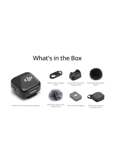 Djı Mic Mini Transmitter Infinity Black