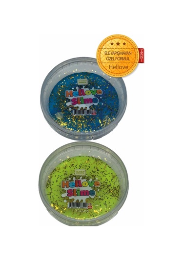 Slime Simli 2 Renk Kaliteli Ele Yapışmayan Pofuduk Yumuşacık Slime