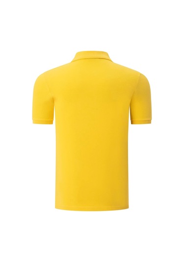 T8561 Dewberry Erkek Tshırt-düz Sarı Düz Sarı