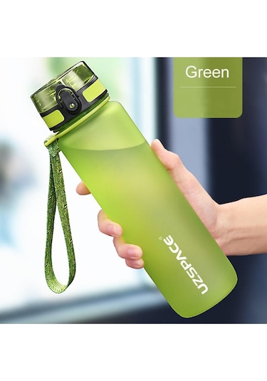 Uzspace FiftyFifty Softtouch Büyük Boy Tritan Su Matarası 28 CM 1 L