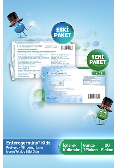 Enterogermina Kids Probiyotik 20 Flakon