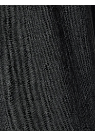 Koton Beli Bağlamalı Uzun Çan Etek Siyah 5sak70048uw Siyah