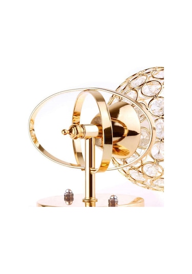 Kristal Duvar Aplikleri Yatak Odası Duvar Lambası Yuvarlak Modern Başucu Duvar Işıkları Yemek Odası Koridor Işık, Renk Altın