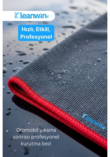 Gaia Mikrofiber Bez 300 Gsm 50x70 Cm Oto Kurulama Havlusu Araç Yıkama Ve Cam Temizlik Bezi