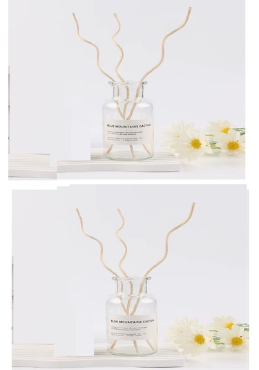 Büro Ev Ofis Hediyesi İçin 3model Dekoratif Ahşap Çubuk Aromaterapi Difüzör Çubuğu Seti