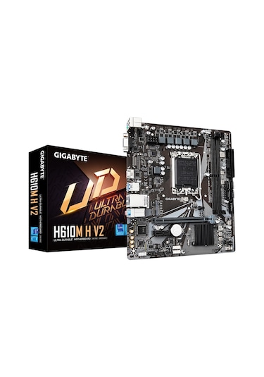 Gıgabyte H610m H V2 Ddr5 5600mhz Oc Hdmı M.2 Matx 1700p