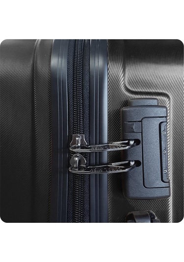 Coral High Abs Siyah Büyük Boy Valiz 16403 Siyah