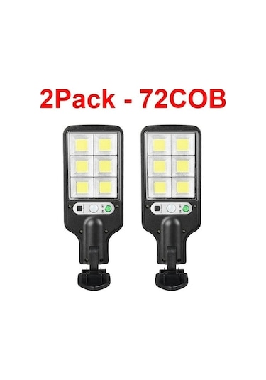 Novahub Jms 2022 Yükseltme Güneş Işığı 8000w Ultra Parlak Aydınlatma, Sensörü Güneş Duvar Bahçe Lamba 53938730 2pack