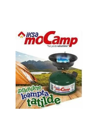 Taşınabilir Ocak Iksa Mocamp Çakmak Gazlı Pratik Kamp Ocağı Çok Renkli
