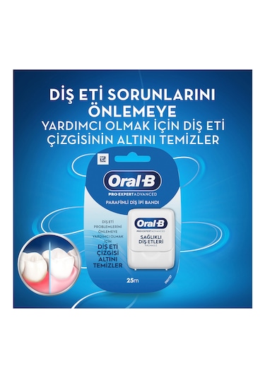 Oral-B Pro-Expert Advanced Sağlıklı Diş Etleri Diş İpi 25 M