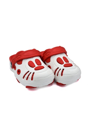 Kız Erkek Cocuk Terlik Plaj Havuz Deniz Sandalet Kırmızı