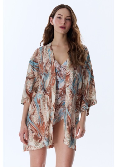 Penti Renkli Janet Kimono Çok Renkli