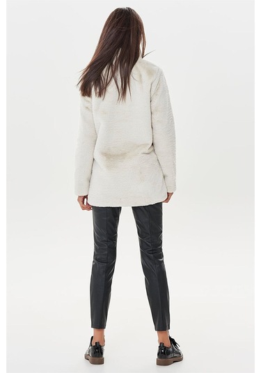 only kadın bej pelüş mont 1545842154
