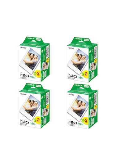 Instax Mini Film Rulo 20'li Instax Mini 9-11-90 Uyumlu 4'lü Set 80 Poz-fotsn00005-4mk