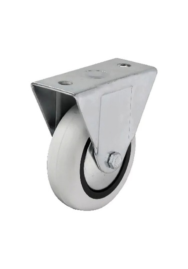 355 - 75x25 Mm Pvc Makaralı Sabit Teker 4 Adet Çok Renkli