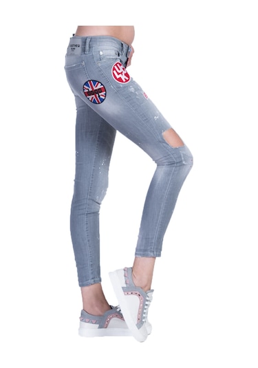 Dsqotheq Gri Denim Jean Kadin 00 Gri