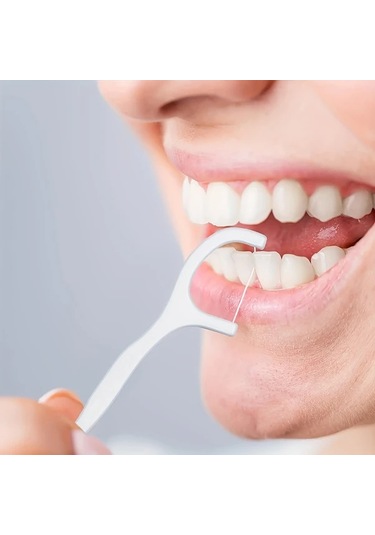 Willowhaven 12 Aylık Beyaz Derin Temizlik Diş İpi, Taşınabilir Ağız Bakımı