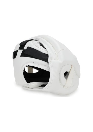 Titan Sport Yüz Korumalı Boks Kaskı , Beyaz İşlemeli Desenli Model Çok Renkli