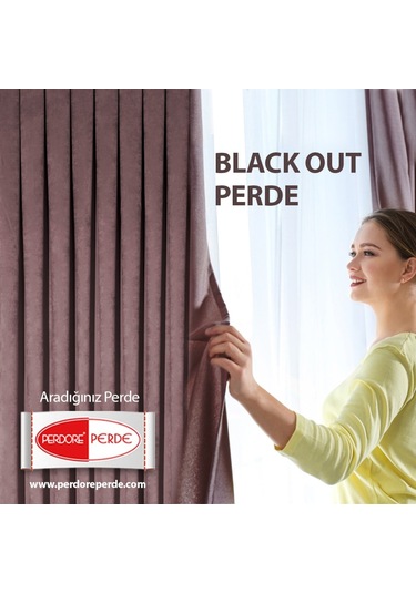 Perdore Blackout Karartma Perde Işık Geçirmeyen Perde Fon Perde