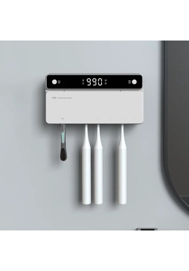 Uv Diş Fırçası Tutucu Şarj Edilebilir Hızlı Kuruyan Diş Fırçası Çok Renkli