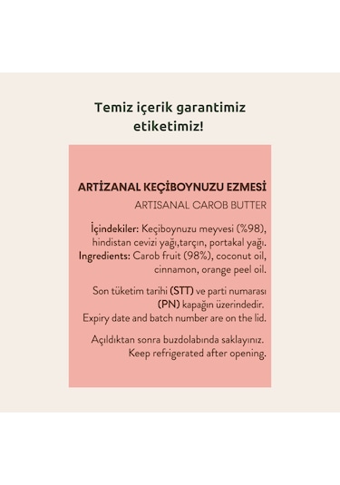 Kocamaar Çiftliği Keçiboynuzu Ezmesi Artizanal  260 G